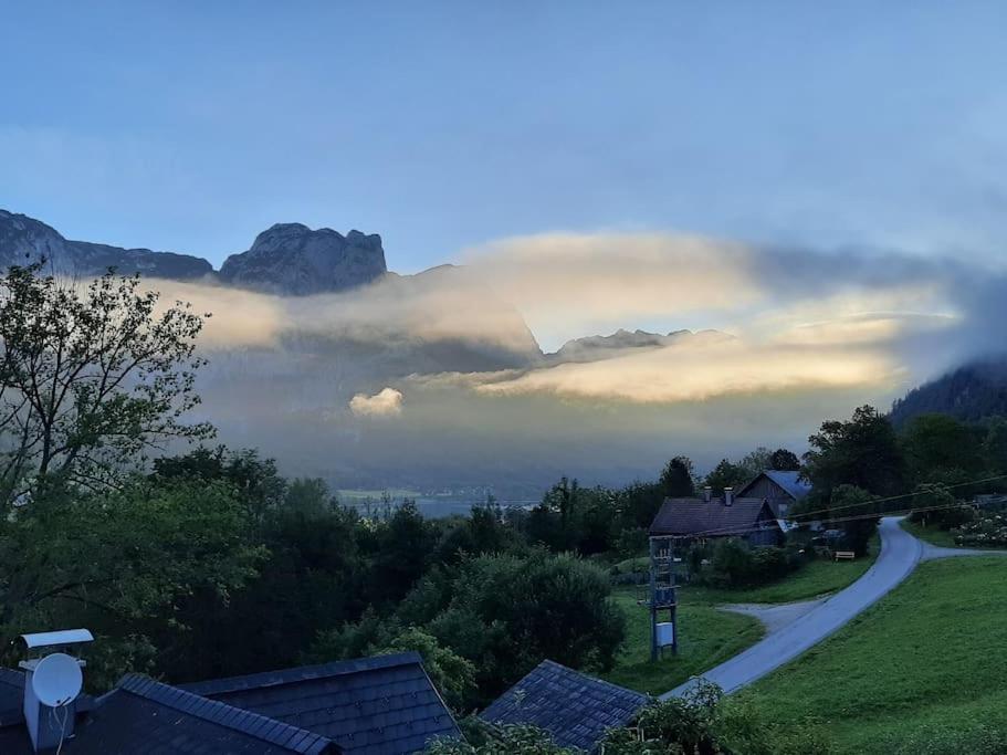 S'Rastl Direkt Mit Bergpanorama Appartement Grundlsee Buitenkant foto