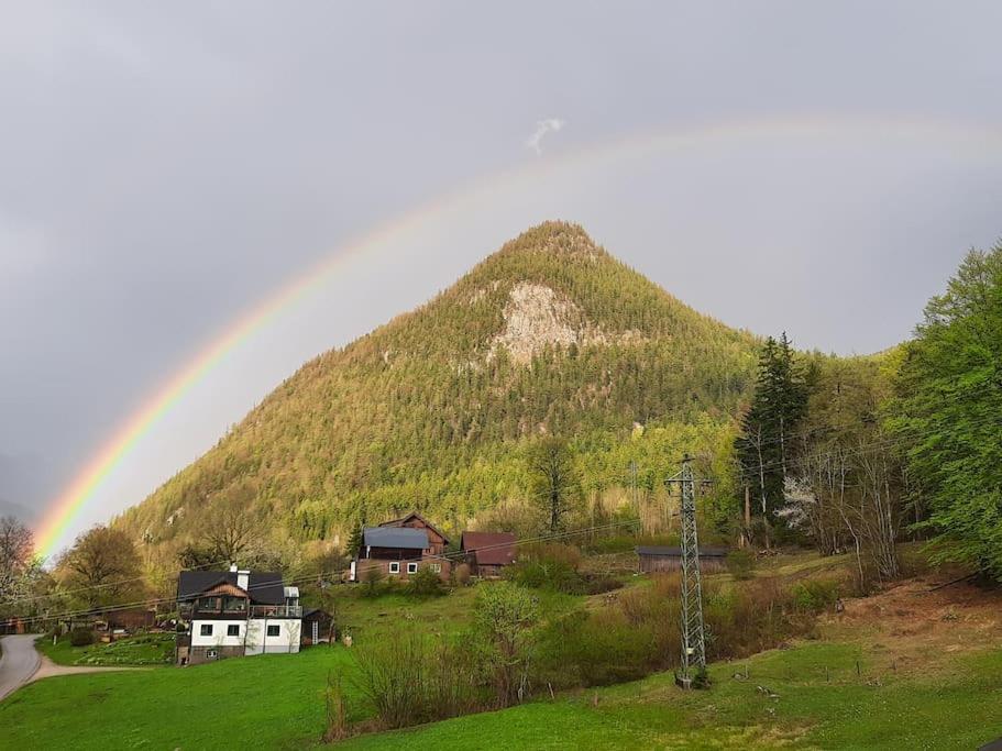 S'Rastl Direkt Mit Bergpanorama Appartement Grundlsee Buitenkant foto