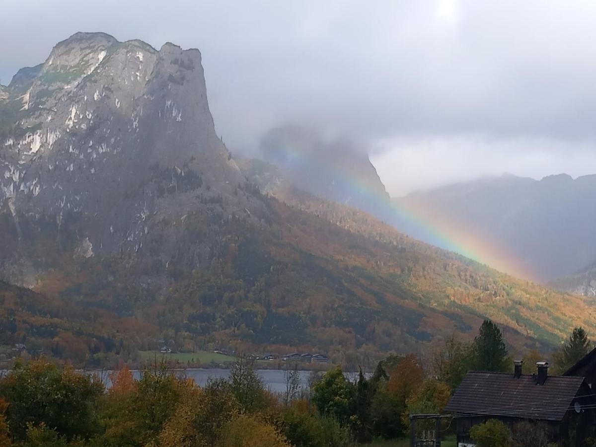 S'Rastl Direkt Mit Bergpanorama Appartement Grundlsee Buitenkant foto